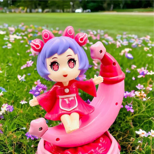 Cute Princess Rotating Glowing Moon Carriage Toy With Lights & Dynamic Music – Magical LED Light-Up Musical Toy for Kids – Fairy Tale Unisex Toy for 3+ Years – Imaginative Play Gif